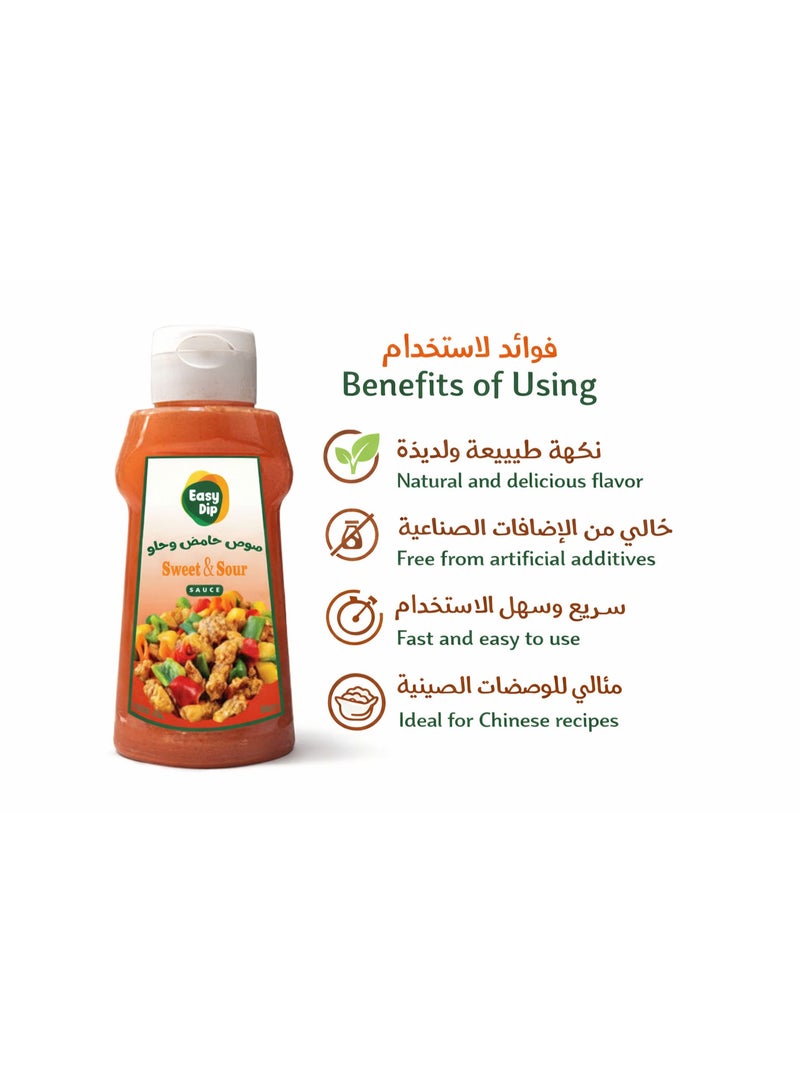 Easy Dip Sweet & Sour Sauce - 310g Squeeze Bottle | Perfect for Dipping and Stir-fry - Image 4