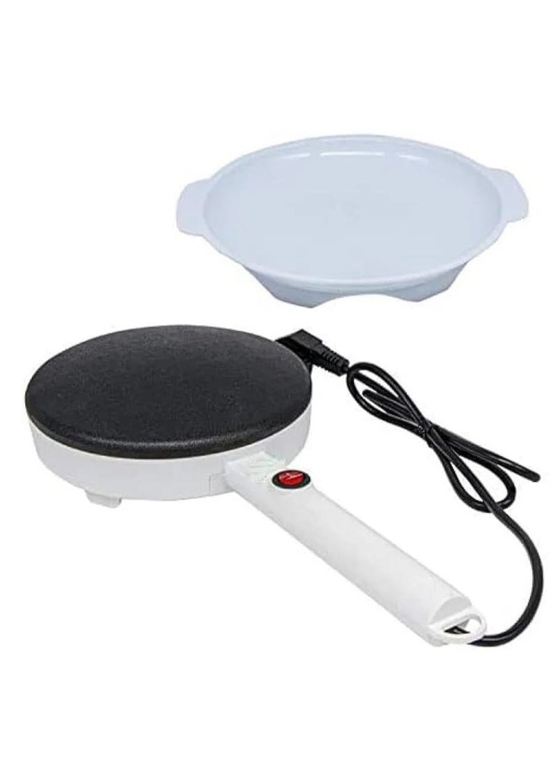 صانعة كريب كهربائية 1000 واط – سطح غير لاصق – جهاز بانكيك وفطائر منزلي سريع التسخين - Image 4