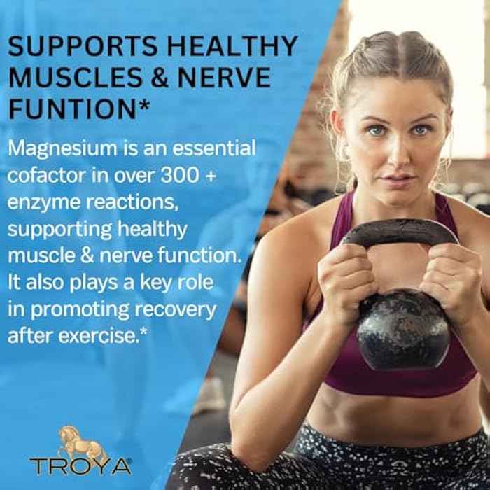 Troya Triple Complex Magnesium – Fast-Acting Magnesium Complex with Glycinate, Citrate & Malate for Relaxation, Sleep & Well-Being – Natural Formula, Non-GMO Capsules (300mg) - Image 5