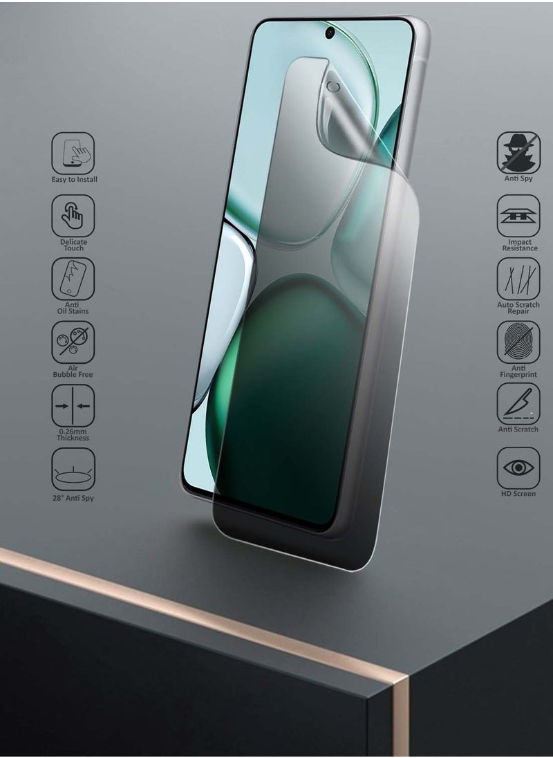 Yesido Honor X9c Smart 5G 2024 Yesido Premium Hydrogel Anti Spy / Anti Privacy Film Thin and Flexible Screen Protector (MSHFMP) - Clear  - Image 2