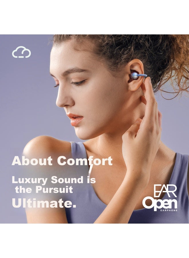 Sheyin S5 Open-air Bone Conduction Clip-on Bluetooth Earphones, Non-in-ear, Over-ear Sports Headset, Comfortable For Long Wear, Compatible With Apple And Huawei Phones, Starry Black - Image 3