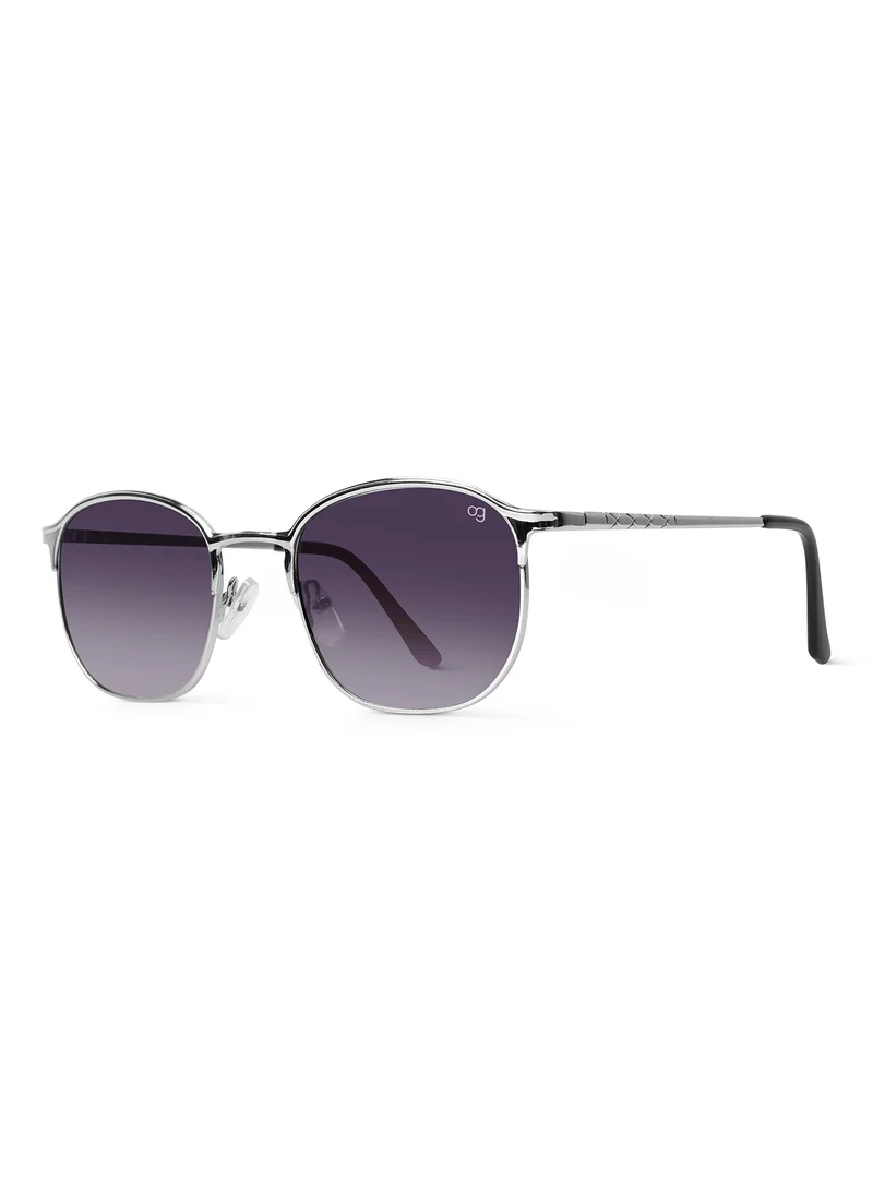 Woggles UV- Protected  Black Clubmaster Sunglasses