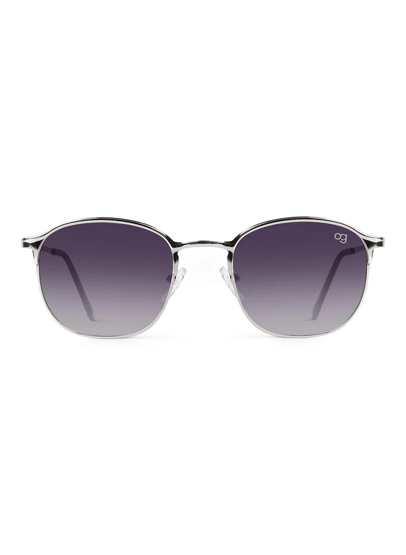 Woggles UV- Protected  Black Clubmaster Sunglasses