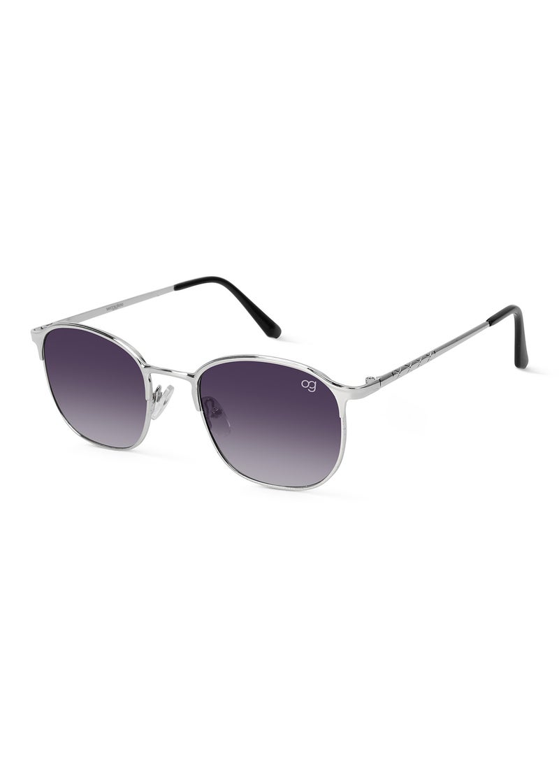Woggles UV- Protected  Black Clubmaster Sunglasses  - Image 1