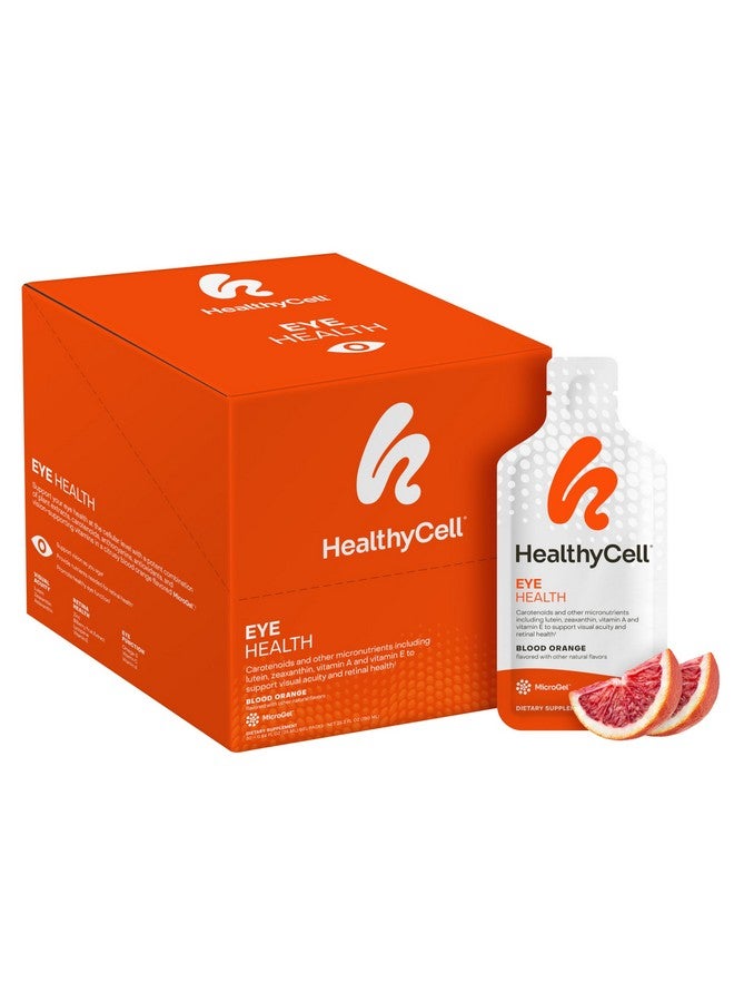 Healthycell Eye Health - Lutein and Zeaxanthin Supplement with Eye Vitamins Including Beta Carotene for Eye Health, Sight Care, Macular Support - Maximum Absorption - 30 Gel Packs - Image 1