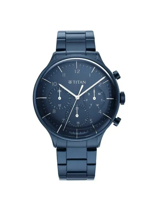 تيتان Titan Blue Dial Multifunction Watch for Men