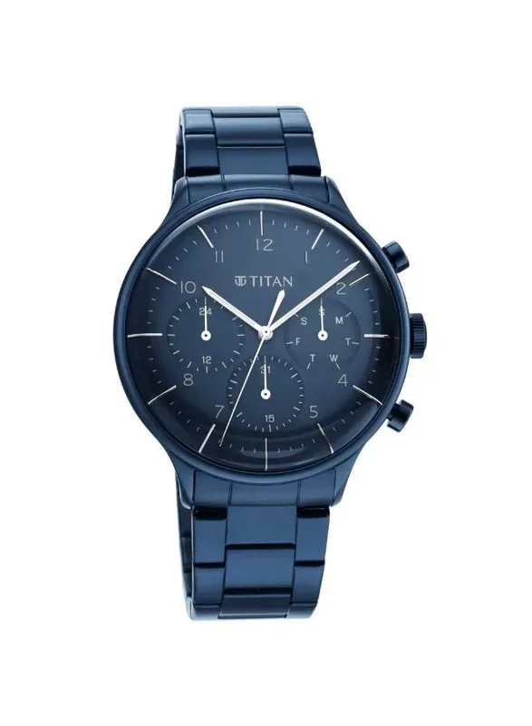 تيتان Titan Blue Dial Multifunction Watch for Men