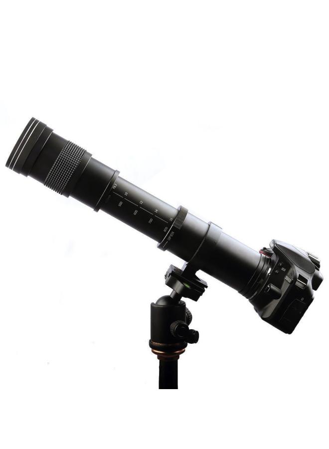 420-800mm F8.3 Manual Lens Tele Zoom Tele SLR Moon Exploration Bird Photography Scenery Made In China-Body Color:Black—e Mount