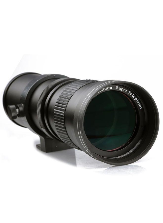 420-800mm F8.3 Manual Lens Tele Zoom Tele SLR Moon Exploration Bird Photography Scenery Made In China-Body Color:Black—e Mount