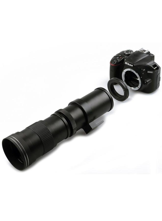 420-800mm F8.3 Manual Lens Tele Zoom Tele SLR Moon Exploration Bird Photography Scenery Made In China-Body Color:Black—e Mount