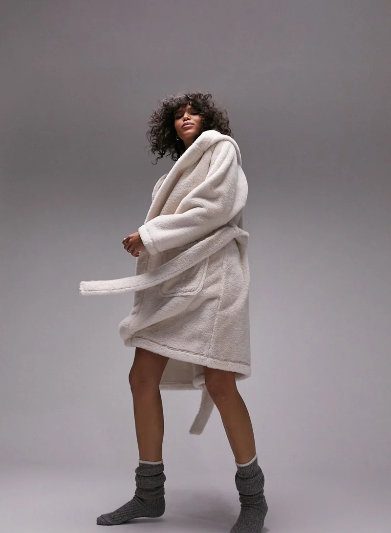 TOPSHOP Belted Pocket Detail Robe