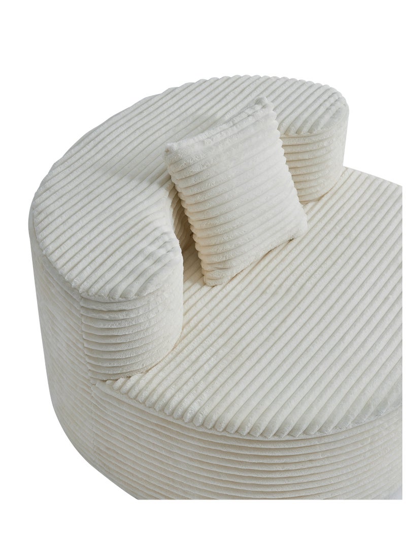 متجر ان زون كنبة فخمة بتصميم دائري انيق تضيف لمسة فنية الى ديكورك - Image 4