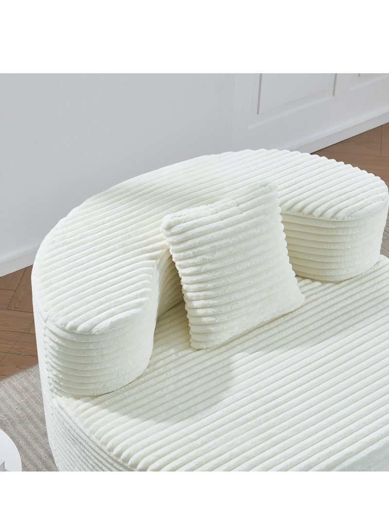 متجر ان زون كنبة فخمة بتصميم دائري انيق تضيف لمسة فنية الى ديكورك - Image 5