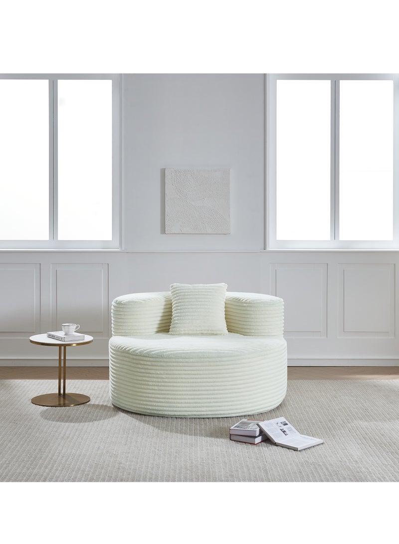 متجر ان زون كنبة فخمة بتصميم دائري انيق تضيف لمسة فنية الى ديكورك - Image 3