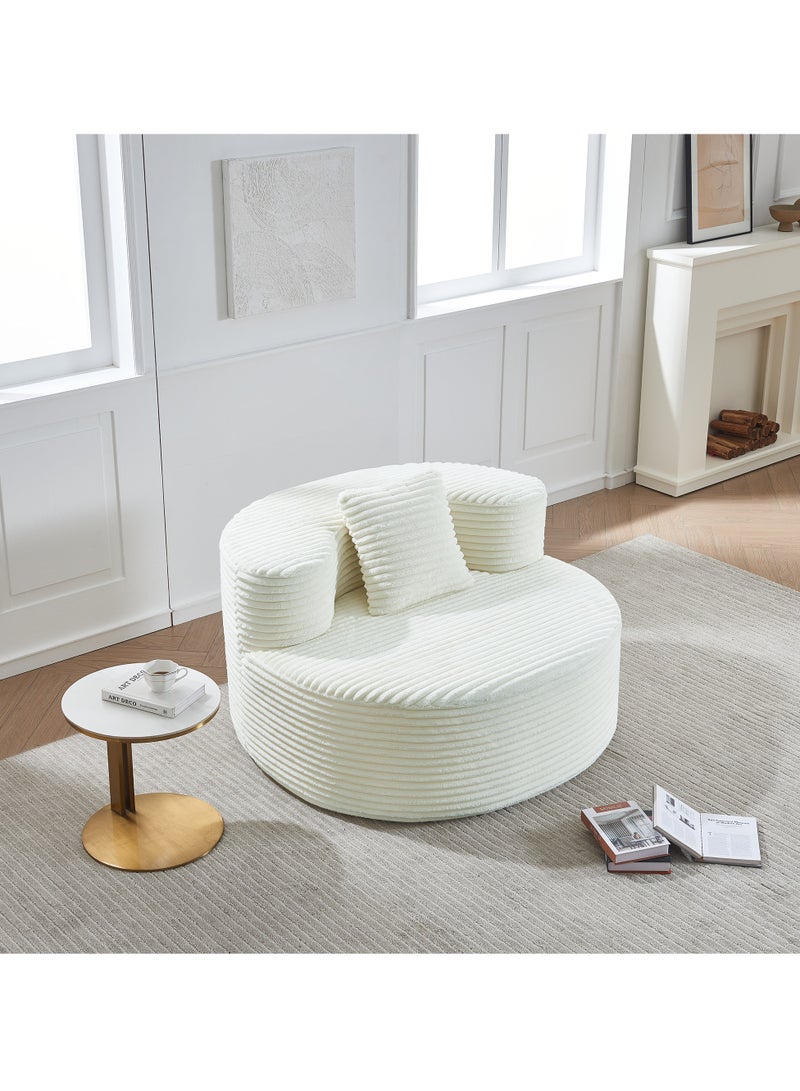 متجر ان زون كنبة فخمة بتصميم دائري انيق تضيف لمسة فنية الى ديكورك - Image 1