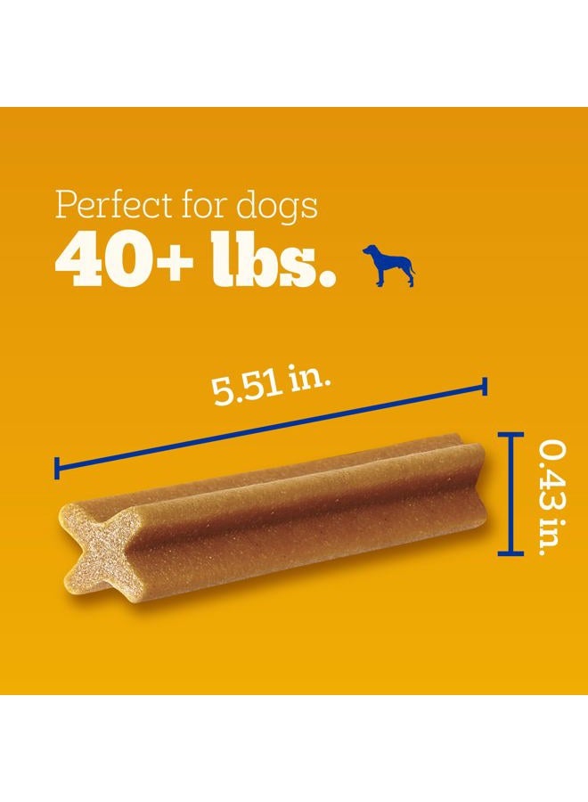 Pedigree Dentastix Large Breed Dog Treats, Original Flavor, 2.08 lb. Bag (40 Treats) - Image 4