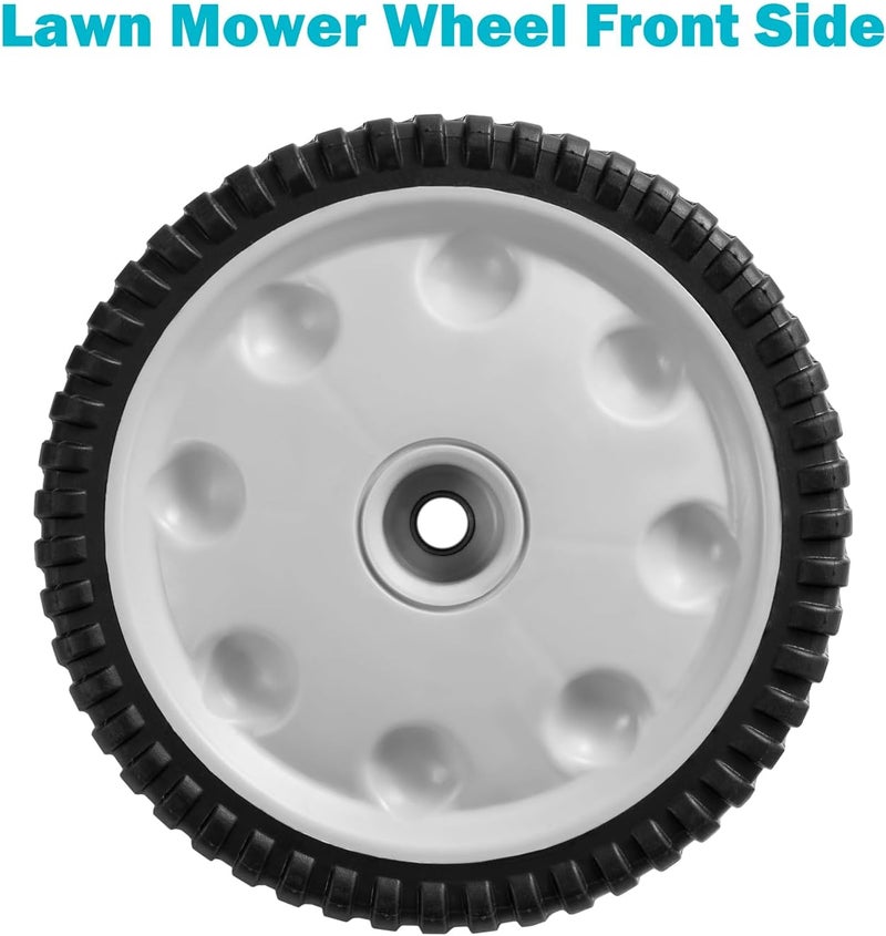 Sutmorly 734-04018 Front Drive Wheels Fit for Troy Bilt TB240 Mower- 8" Lawn Mower Wheels Tires for Troy Bilt Tuff Cut 210 230 Craftsman MTD Self Propelled Mower 12AV569Q597, Set of 2 - Image 5