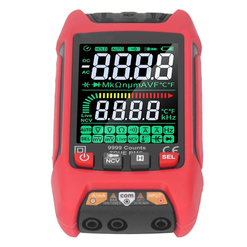 Digital Multimeter Tester 9999 Counts Color Screen AC DC Current Voltage Resistance Meter with Backlight ET8135 - Image 4
