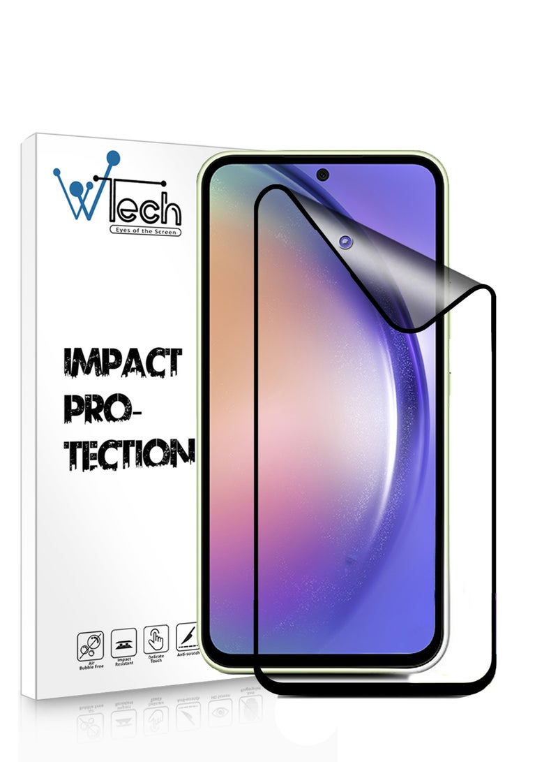 Wtech Samsung Galaxy A54 5G 2023 Nano Ceramic Anti Fingerprint Full Glue Full Matte Flexible Screen Protector (MSCNMN) - Clear - Image 1