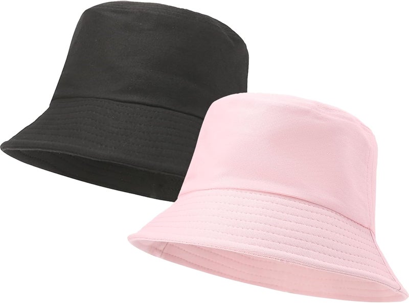 LPMOERA 3 Packs Unisex Athletic Bucket Hat Solid Colors Sun Hat with UV Protection for Outdoor Sports Packable Summer Hats - Image 1
