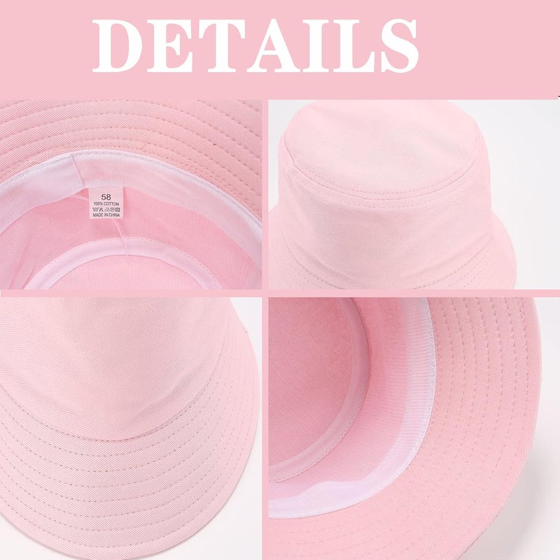LPMOERA 3 Packs Unisex Athletic Bucket Hat Solid Colors Sun Hat with UV Protection for Outdoor Sports Packable Summer Hats - Image 3