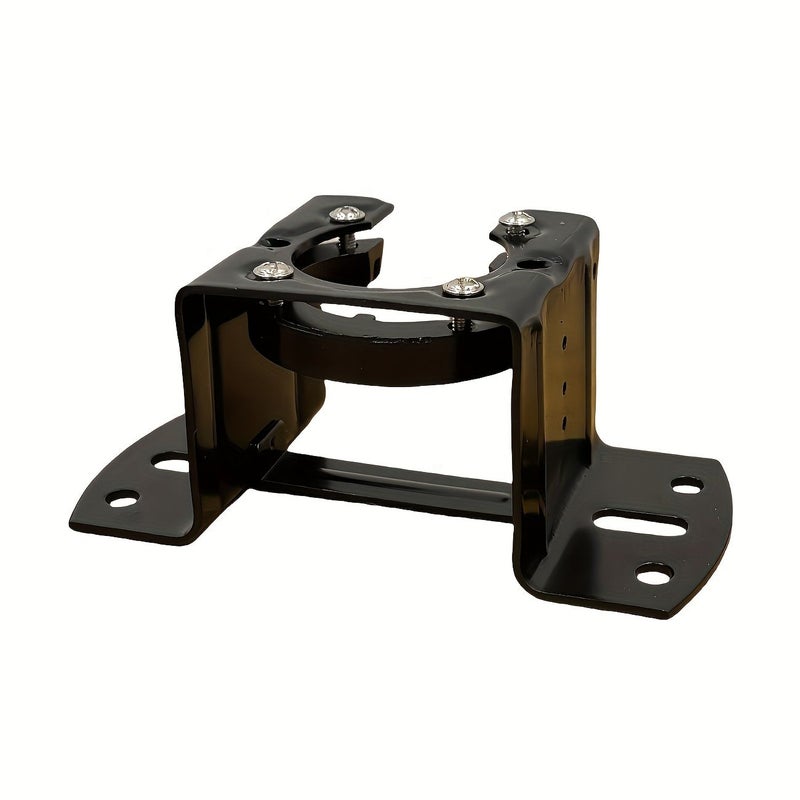 Black Matte Ceiling Fan Light Mounting Adapter Kit Heavy Duty Metal Tilt - Image 2