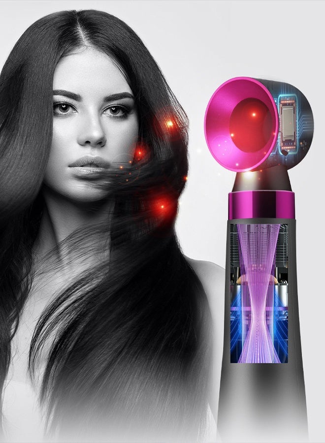 DUNISO 5 in 1 Multifunctional Hair Dryer Detachable Hot Air Comb Brush Hairstyler Negative Ion Salon Hot Air Styler and Styling Tool Set Magic Styler Automatic Air Curling Iron for Curl, Straighten, Volume, Blow Dry - Image 4