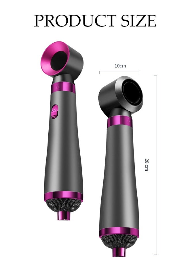 DUNISO 5 in 1 Multifunctional Hair Dryer Detachable Hot Air Comb Brush Hairstyler Negative Ion Salon Hot Air Styler and Styling Tool Set Magic Styler Automatic Air Curling Iron for Curl, Straighten, Volume, Blow Dry - Image 5