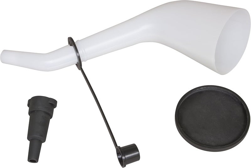 Lisle قمع مائل مع غطاء وسدادة أسود 18232 - Image 1