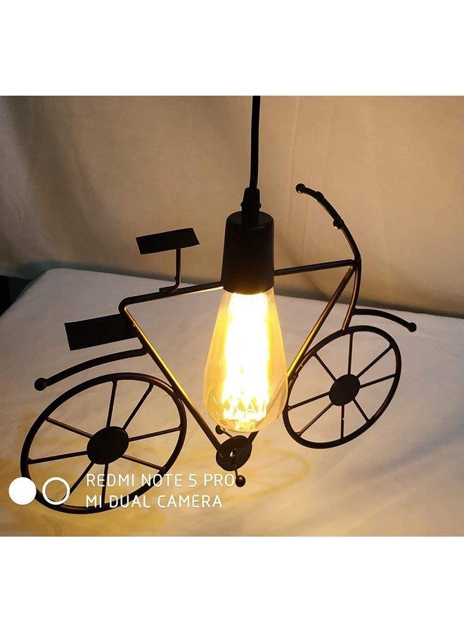 DarkVision Black Hanging Lights for Living Room/Pendant Lights for Ceiling/Hanging Lamps for Home Decoration/Decorative Hanging Lights,Metal (Cycle SL) - Image 4