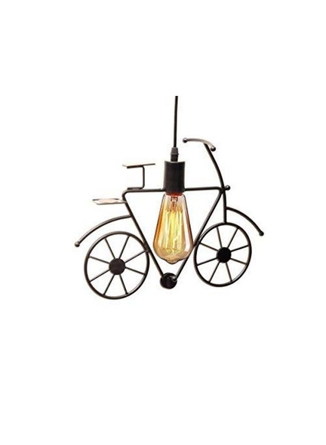 DarkVision Black Hanging Lights for Living Room/Pendant Lights for Ceiling/Hanging Lamps for Home Decoration/Decorative Hanging Lights,Metal (Cycle SL) - Image 3