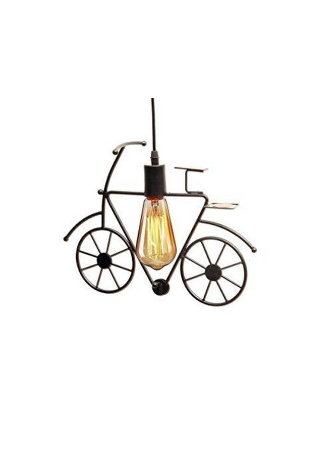 DarkVision Black Hanging Lights for Living Room/Pendant Lights for Ceiling/Hanging Lamps for Home Decoration/Decorative Hanging Lights,Metal (Cycle SL) - Image 2