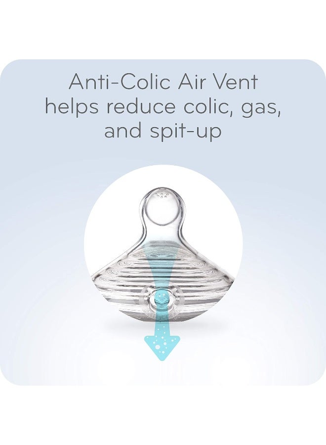 NUK زجاجات نوك ببساطة طبيعية مع مجموعة هدايا SafeTemp - Image 5