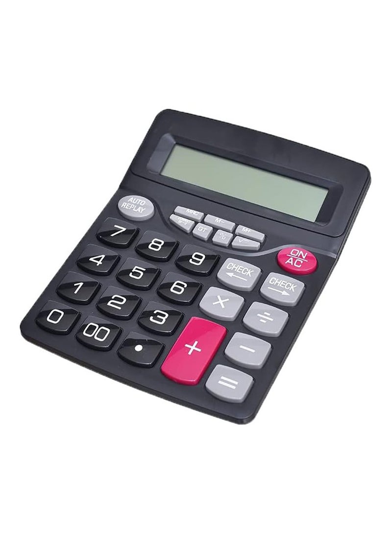 Generic - Electronic Calculator CA-7800-12 For Home, Office And School With Durable Design And Material - Black - Image 1