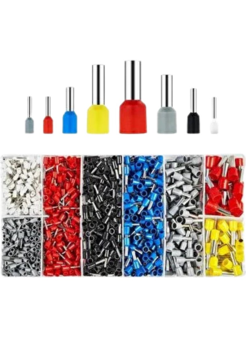 Rose 1200 Pieces Insulated Cable Ferrule Set 