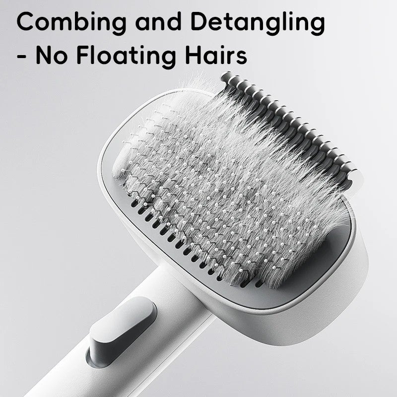 Y&D Hot Sale Pet Grooming Brush Set: Self Cleaning Slicker Brush & Pet Hair Remover Roller for All Size Cats & Dogs - Image 3