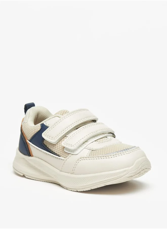 Barefeet Colourblocked Sneakers with Hook and Loop Closure