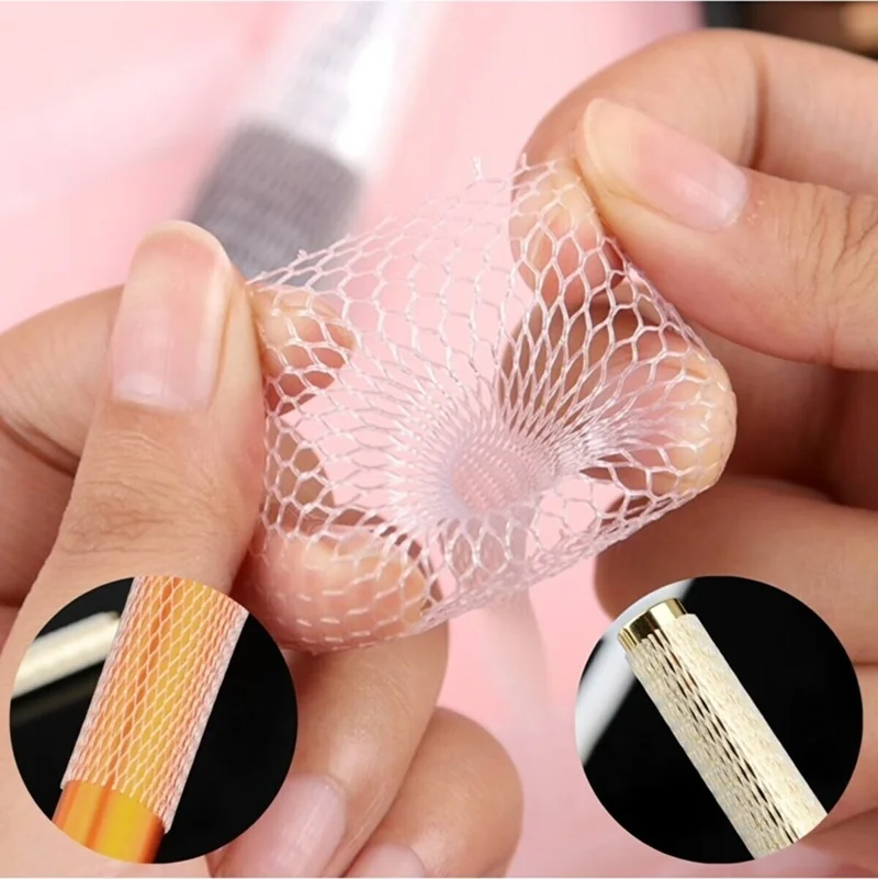 Safestore Makeup Eyeshadow Blush Contour Eyeliner Brush Supplies Products Protective Net Cover Knit Case Set 20 LI