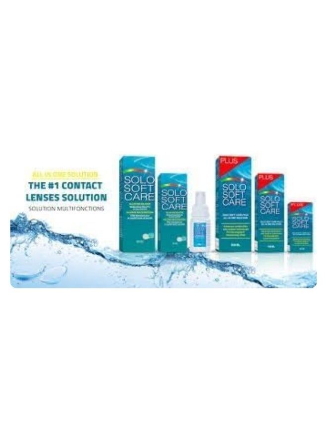 Solo Soft Care All-in-One Contact Lens Solution, 360ml - Image 2