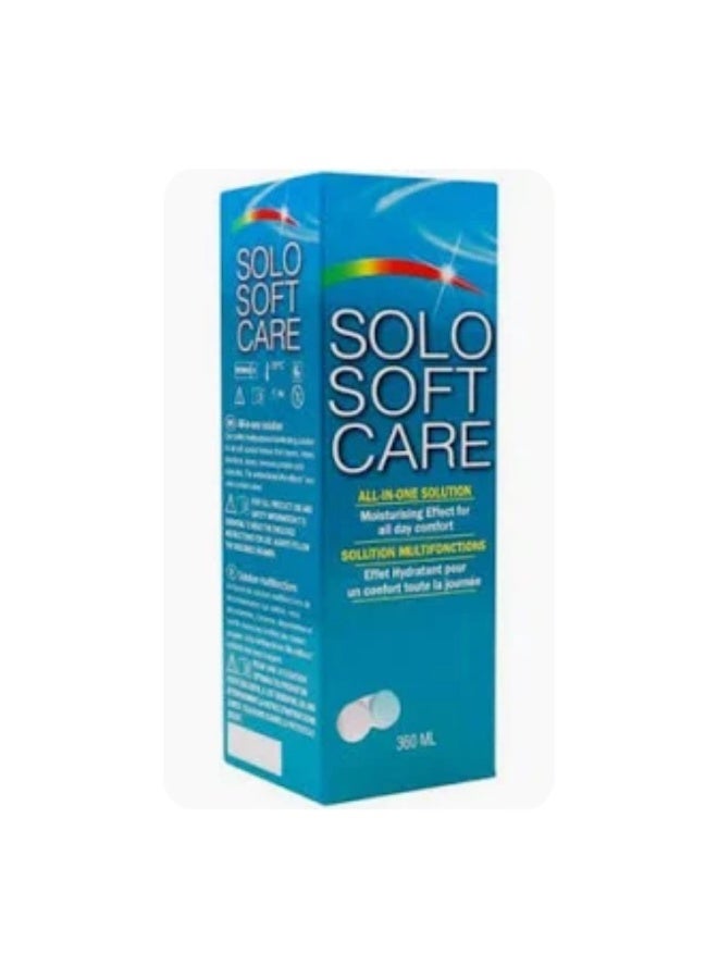 Solo Soft Care All-in-One Contact Lens Solution, 360ml - Image 4