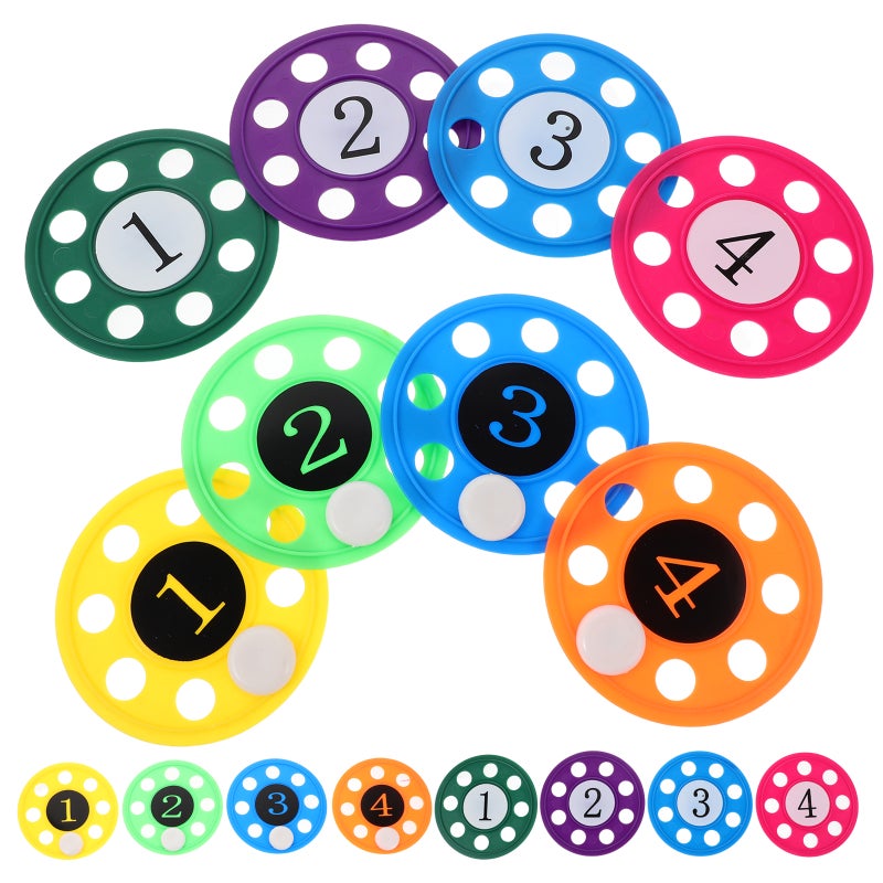 16pcs Pool Diving Discs: Underwater Training Swimming Pool Games Diving Discs - Swimming Practice Toys with Number - Image 3