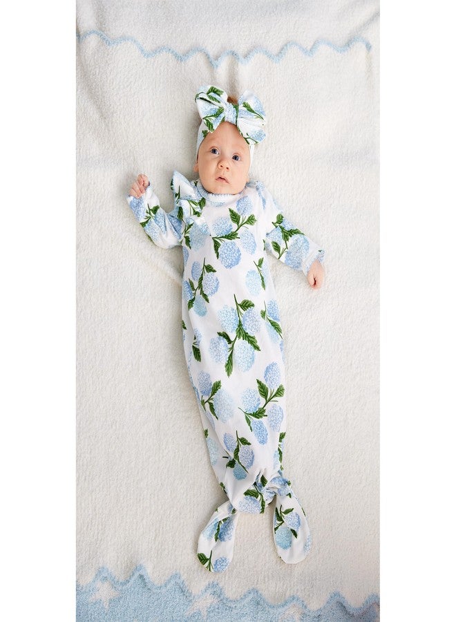 Mud Pie Kids Blue Scallop Chenille Blanket; 34" x 28" - Image 3