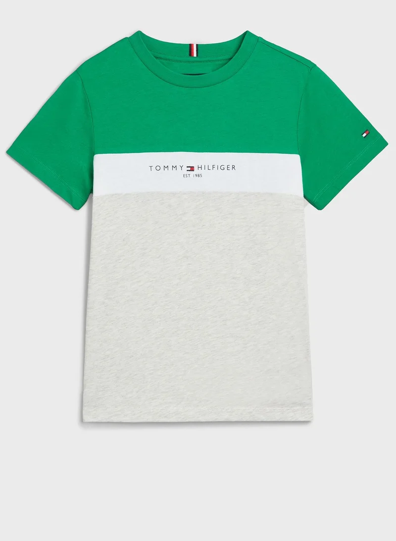 TOMMY HILFIGER Youth Color Block T-Shirt