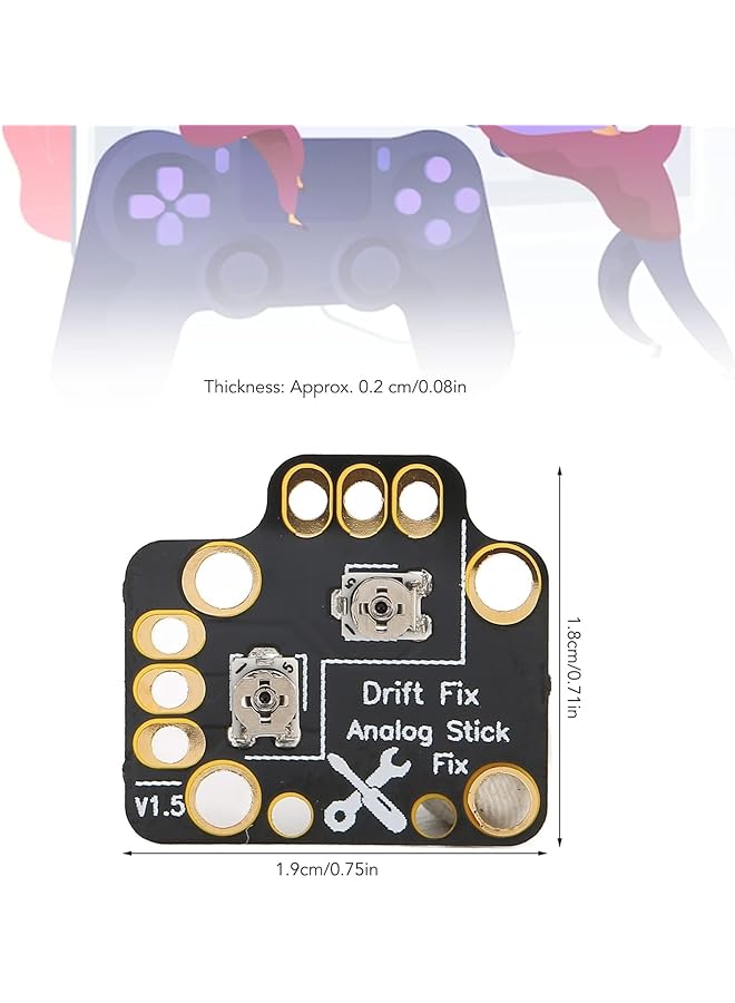 أكس سبرينج لوحة إصلاح عصا التحكم التناظرية Gamepad Drift Fix Mod 10 قطع لوحة إصلاح عصا التحكم ثلاثية الأبعاد العالمية لأجهزة PS5 Xbox سهلة التركيب حل مضاد للانجراف لعشاق الألعاب - Image 4
