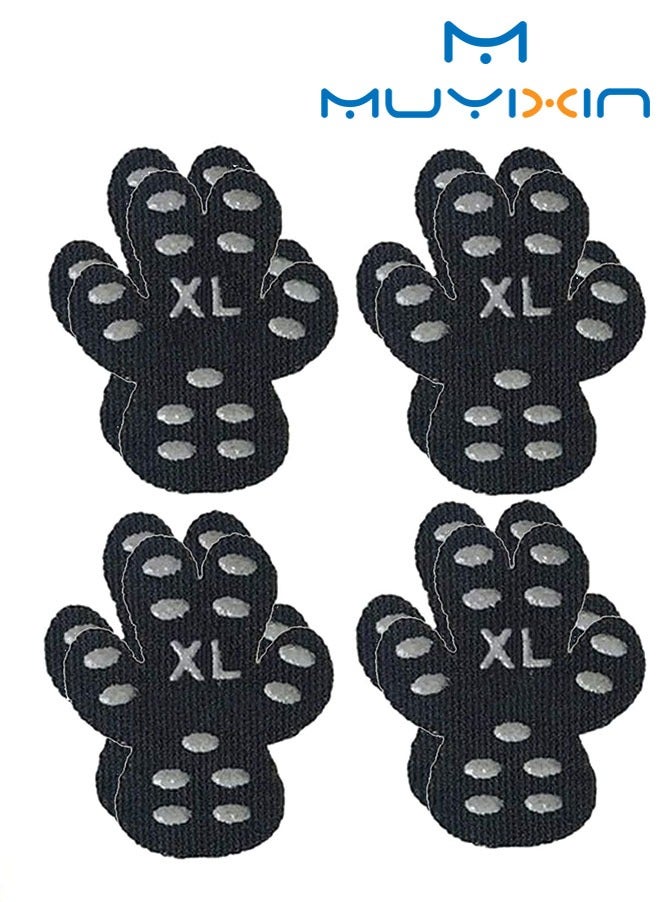 Muyixin وسادات حماية مخالب الكلاب غير القابلة للانزلاق للحفاظ على الكلاب من الانزلاق على الأرضيات الخشبية، أحذية كلاب غير قابلة للانزلاق، جوارب بديلة للتحكم في الجر - Image 1