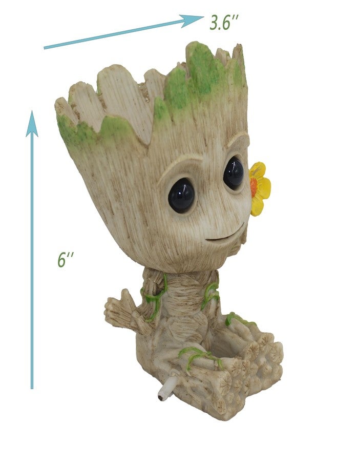 تيمو زينة فقاعات الهواء لحوض السمك من تيمو، أشغال يدوية من الراتنج لمضخة الهواء لحوض السمك مع حجر فقاعات الهواء (كبير) - Image 2