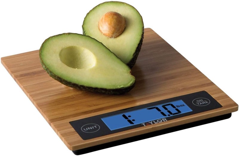 Taylor 382821 Digital Kitchen Scale, 11 Lb, Bamboo - Image 3