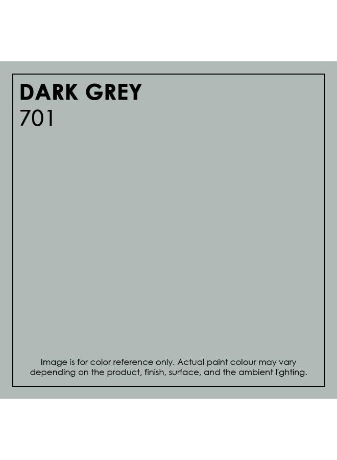 Ritver Matte Emulsion Paint for Home Decor, Premium Interior Wall Paint for Smooth Finish & Modern Wall Decor, Premium Low Odor Home Wall Paint - Dark Grey - Image 2