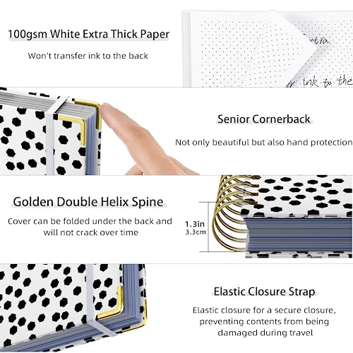 Ospelelf Budget Planner - Budget Book with Bill Organizer and Expense Tracker, 12 Month undated Budget Planner/Account Book to Take Control of Your Money, Start Anytime(Polka dots) - Image 3