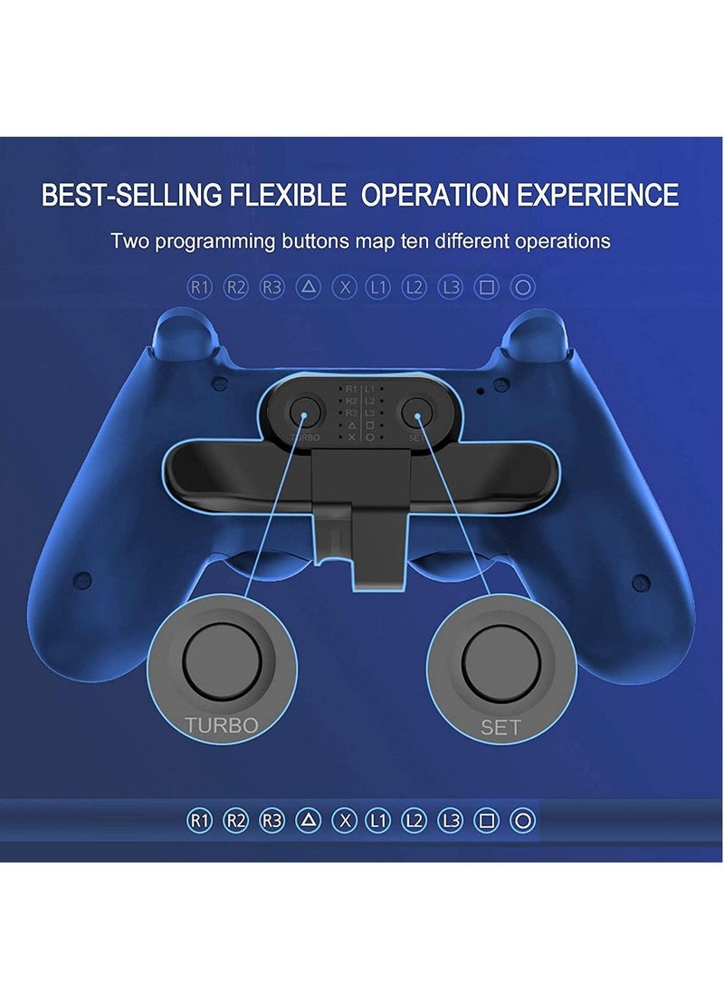 Memo - PS4 Controller Paddles Strike Pack for Playstation 4 Controller, Back Button Attachment/Turbo Function FPS/Customization Mapping Buttons/Audio Jack - Image 1